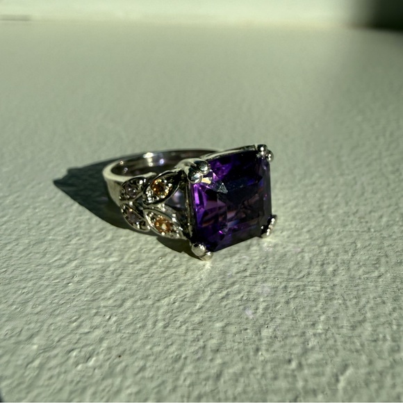 Jewelry - 3/$100 Violet Amethyst Size 5.5 Ring